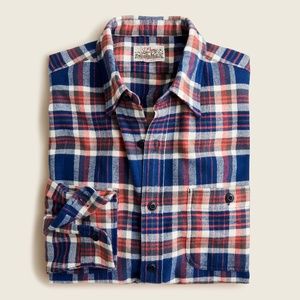 Midweight flannel workshirt